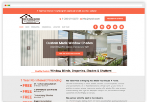 House of Window Coverings Website Redesign